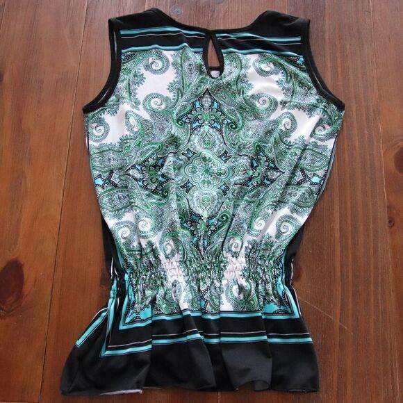 CLAUDIA Richard Sleeveless Top Size Small - Picture 5 of 7